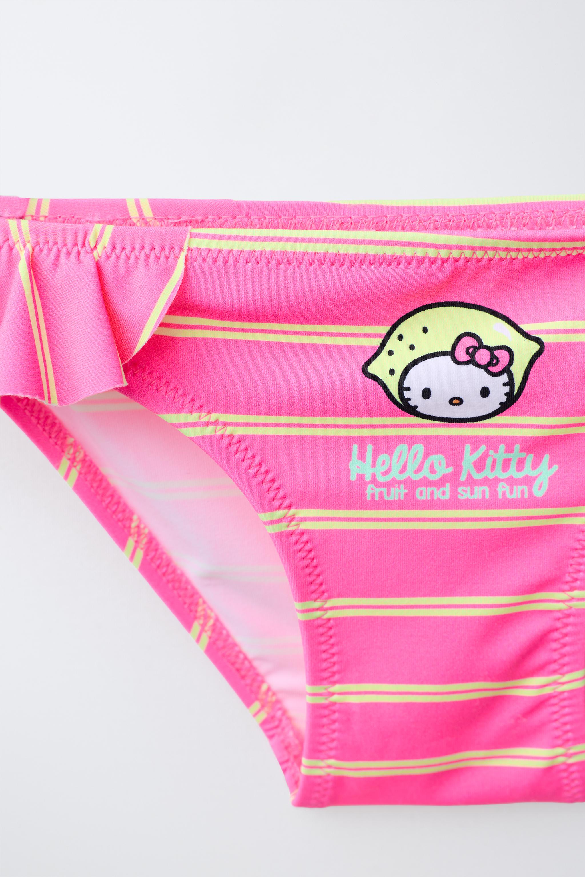 2-6 YEARS/ STRIPED HELLO KITTY © SANRIO SWIM BOTTOMS